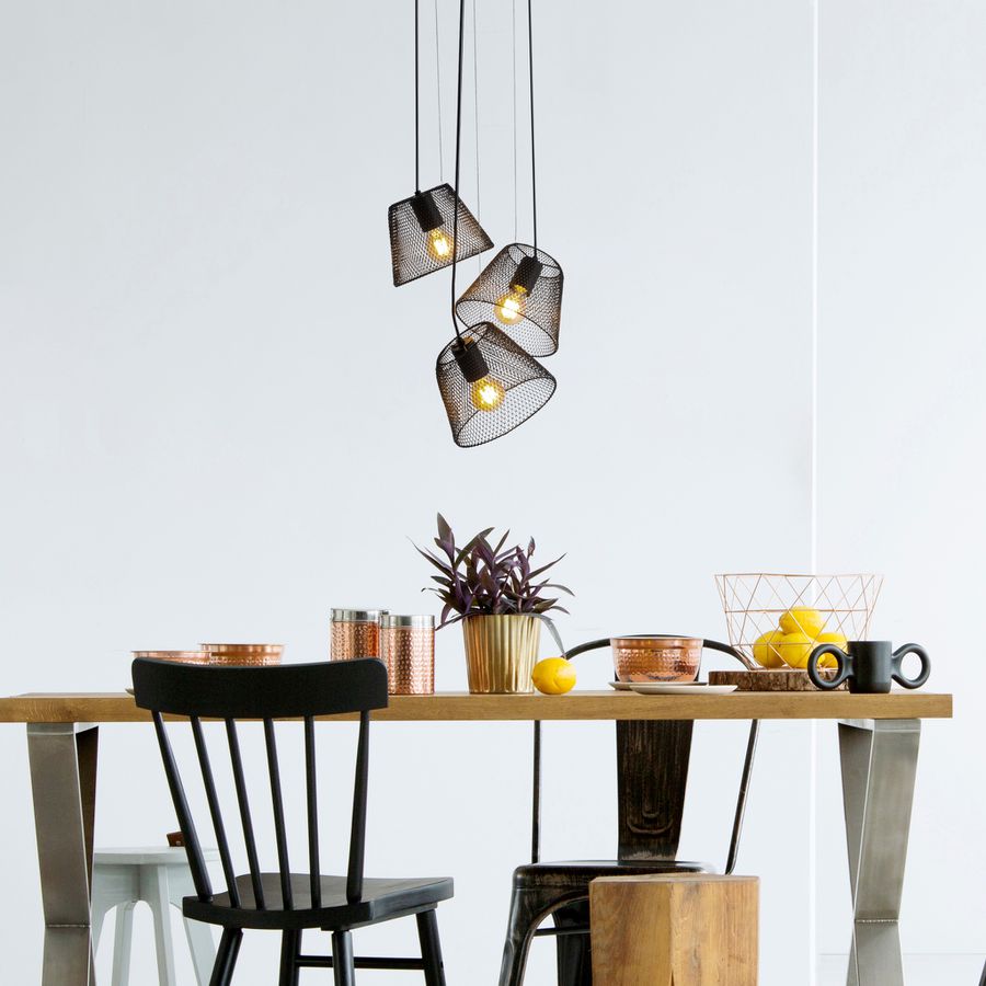 Pendelleuchte Korie 3er d: 20cm - E27, 120W, IP20