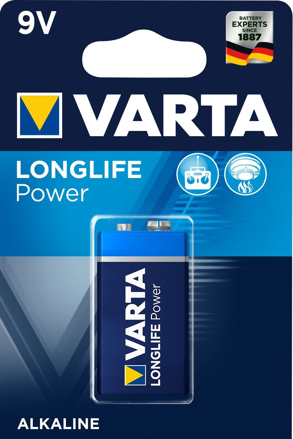 High Energy Batterie 9V / LR22 - 1er Blister