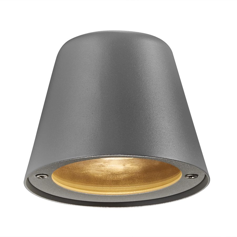 Aleria, Wandleuchte, Grau - GU10, max. 35W, IP44