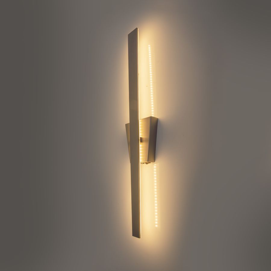 LED Wandleuchte Trevor nickel matt H: 62 cm - LED, 5.2W, IP20