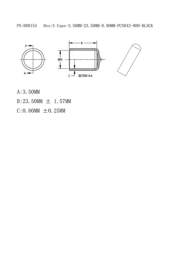 24V Endkappen 10x - Beutel mit 10 Stück Endkappen