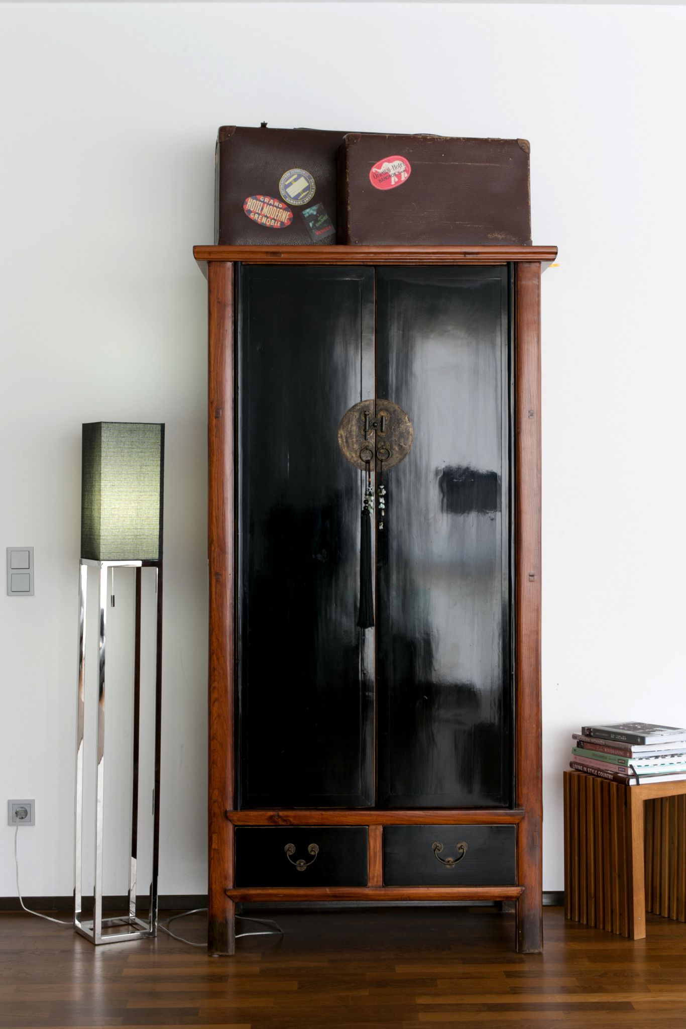 Stehleuchte h: 150cm schwarz Alfa - E27, 60W, IP20