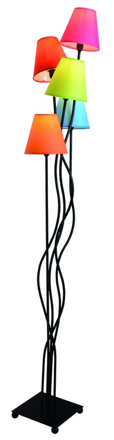Stehleuchte 5 Flg. Colori - E14, 40W, IP20
