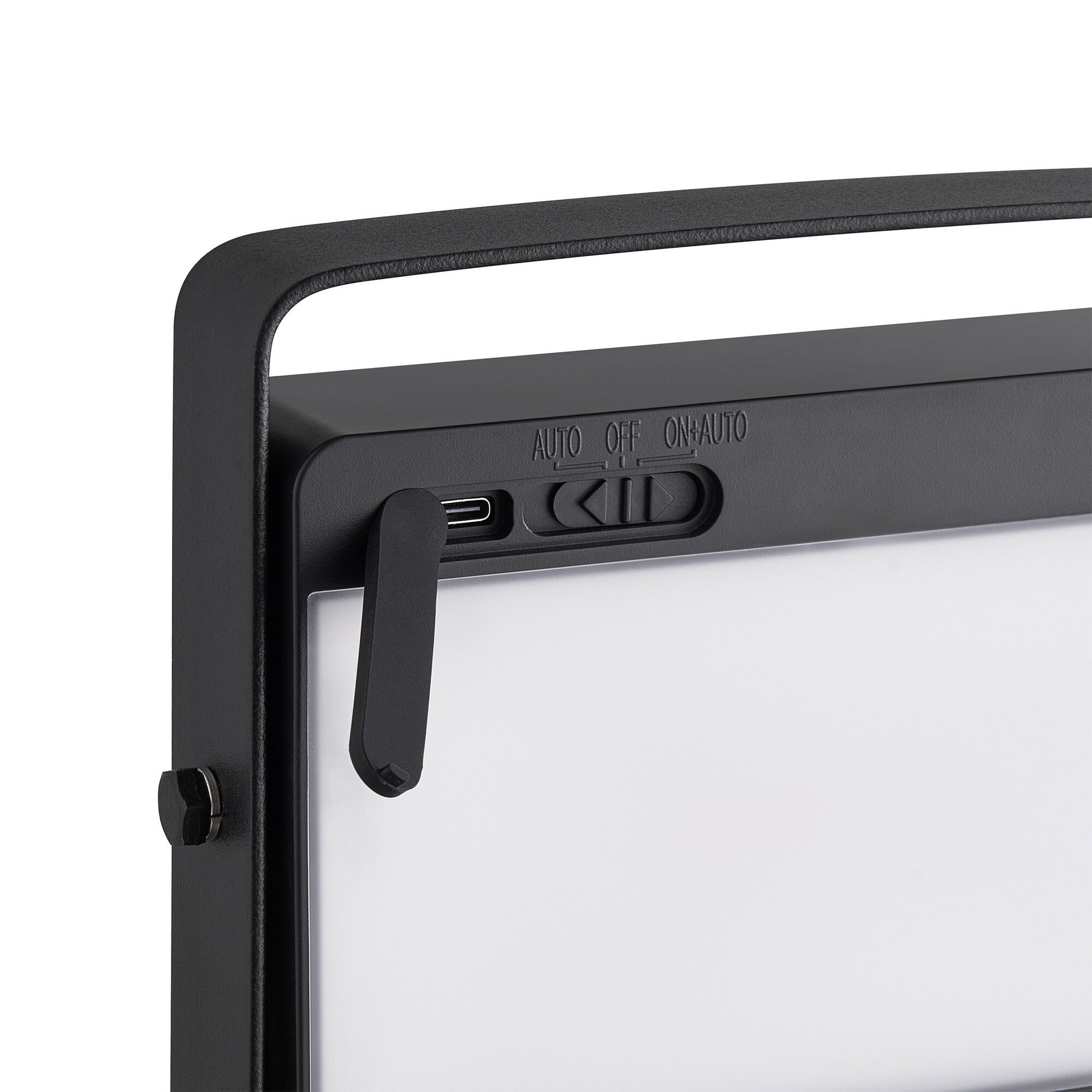Solar-Pollerleuchte Saulio  Schwarz - LED Modul, 4.5W, IP44