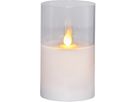 LED Pillar Kerze M-Twinkle - Indoor, Weiss, 12.5cm Höhe, Timerfunktion