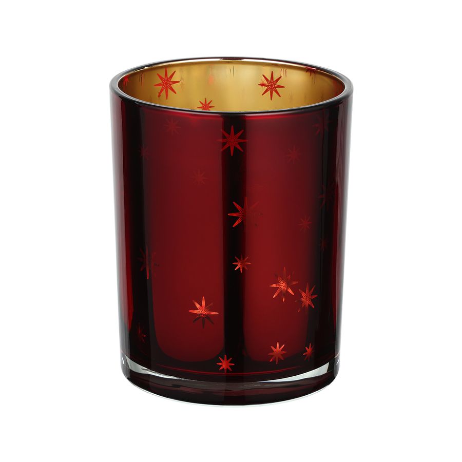 TEELICHTHALTER WS/ROT Ø100 H-125 LUKUT - TEELICHTHALTER WS/ROT Ø100 H-125 LUKUT