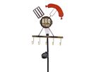 LED-Solar Erdspiess BBQ - LED fest verbaut, IP44, Warmweiss