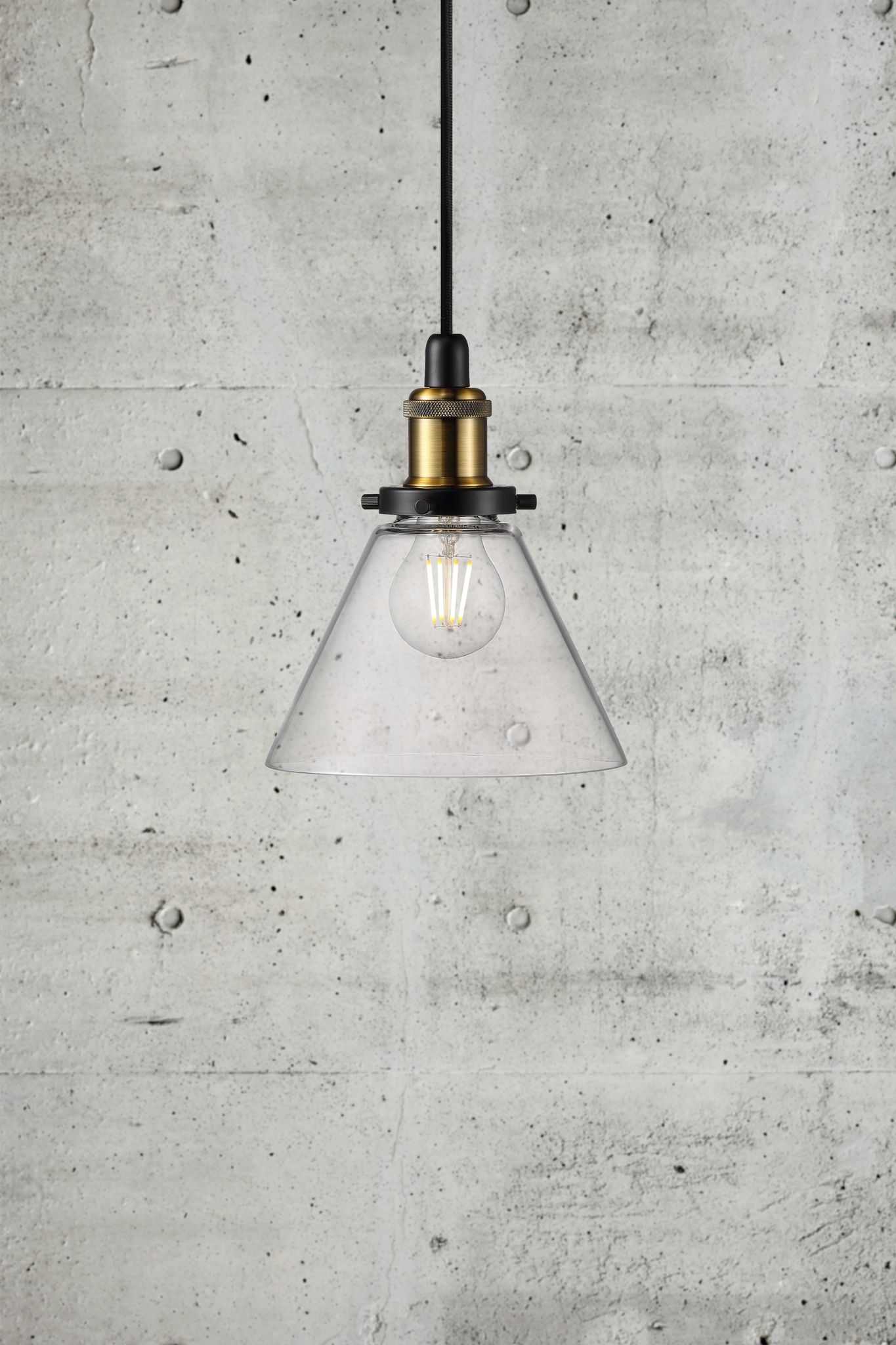 Disa , Pendelleuchte , Klar - E27, max.60W, IP20