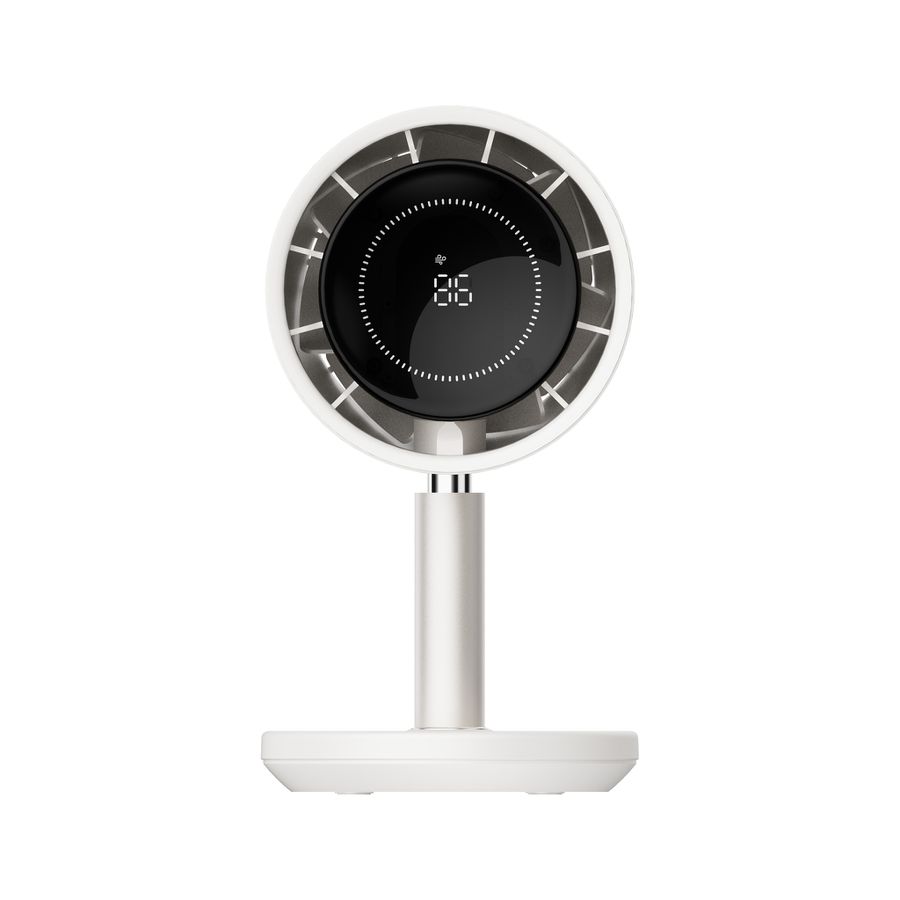 HEGION Tischventilator AF03 weiss - 3600mAh, inkl. USB-C Kabel, wiederaufladbar