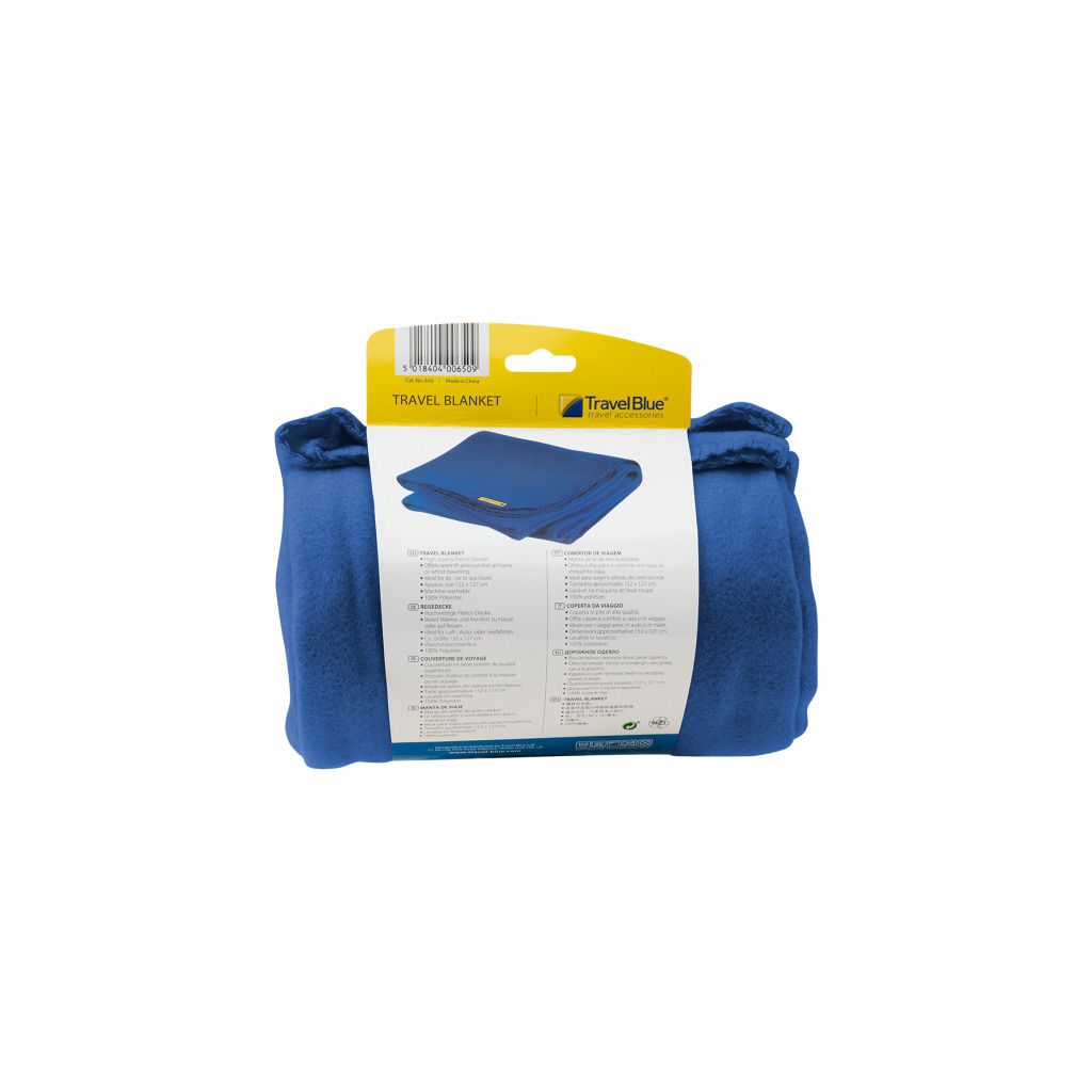 Travel Blanket - blau, 127x152cm, 100% Polyester