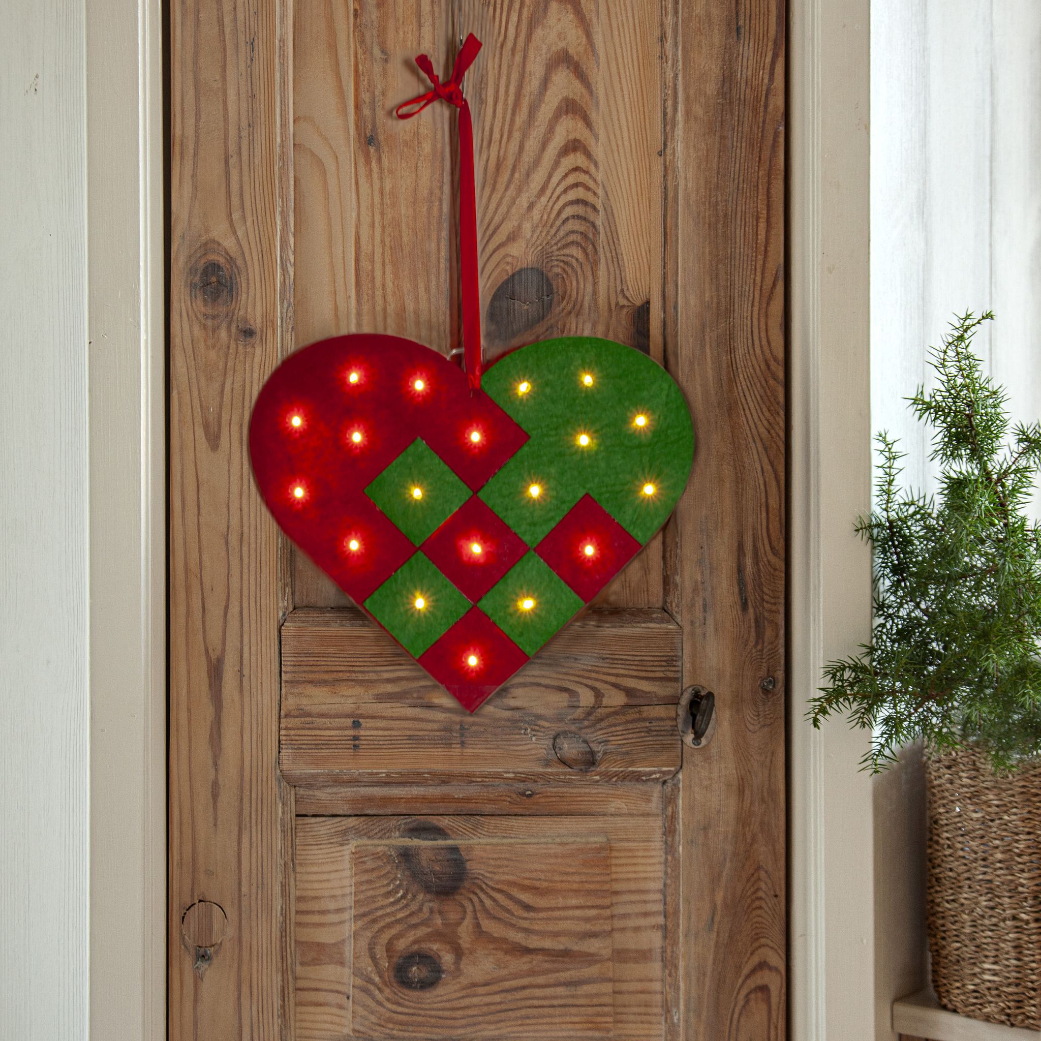 Hängende Decoration MERRY - IP20, Warmweiss,Rot