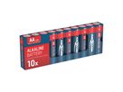 Alkaline Batterien 100er Vorteilspack 10x10 AA, POS-Lösung - LR6/AA Batterien 100er Box Retailverpackung
