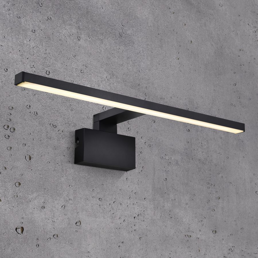 Marlee Badzimmerleuchte Schwarz - IP44, LED Modul