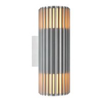 Wandleuchte ALUDRA Double - 2xE27 (exklusiv), max.15W, IP54, aluminium