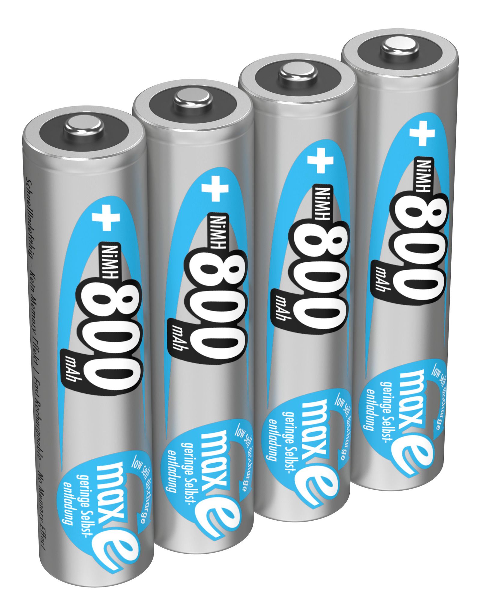 NiMH Akku Micro AAA 800 mAh maxE - 4er Blister