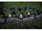 Solar Decoration Lilly - Warmweiss, IP44, Gold