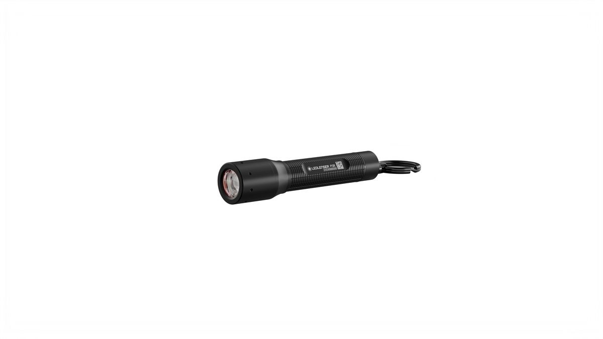 Taschenlampe P3R - Aluminium, Schwarz, IP54