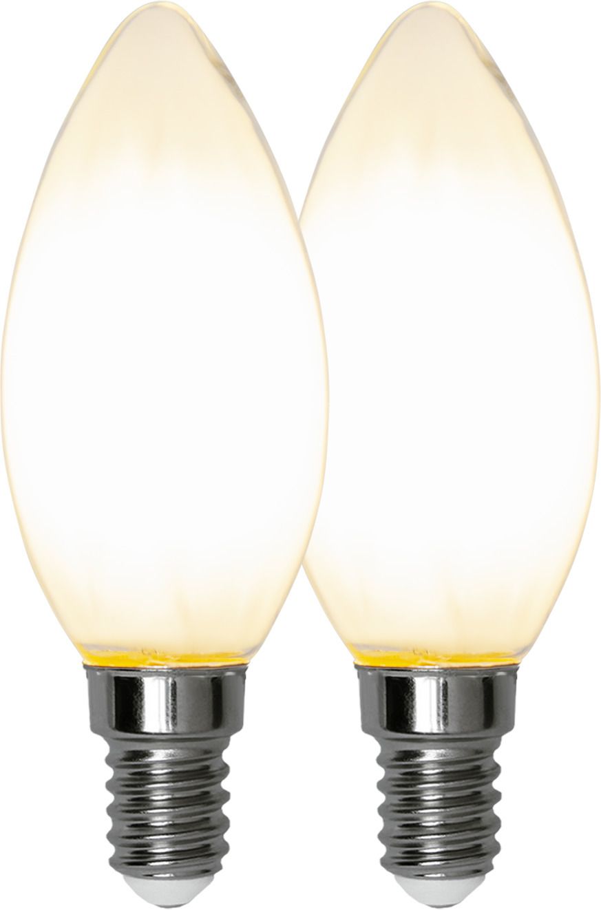LED Lamp E14 Frosted Duo Pack - E14, 470Lm, 4.5W, 2700K