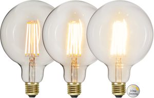 Lampe-Led E27 G125 Soft Glow 3-step - E27, 700Lm, 2100K, 6.5W, 220-240VAC