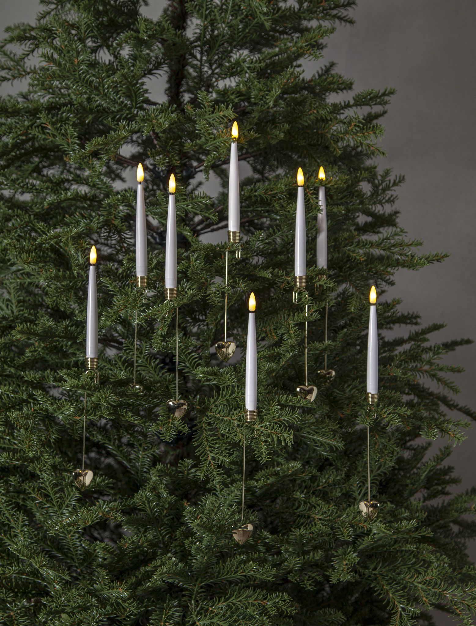 Baumkerzen Flamme - IP20, Warmweiss, Weiss
