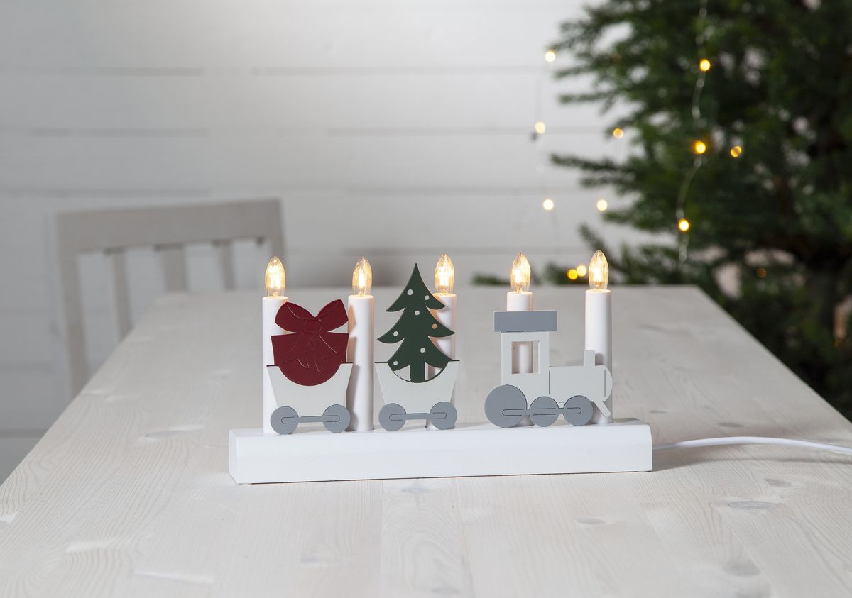 Kerzenständer Julia - IP20, Neutralweiss, 5 LED's