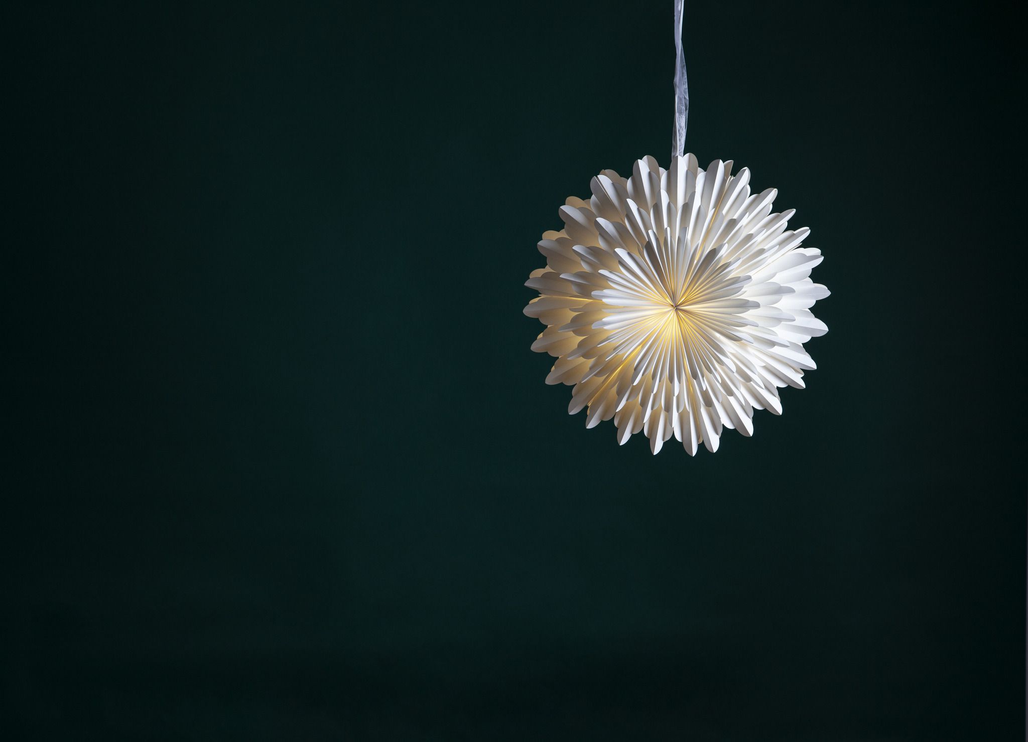 Papier Stern Snow - Indoor, Weiss