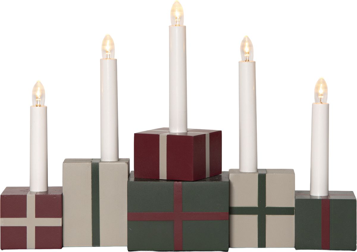 Kerzenleuchter Christmas gifts - Indoor, Multicolor, 25.00cm Höhe
