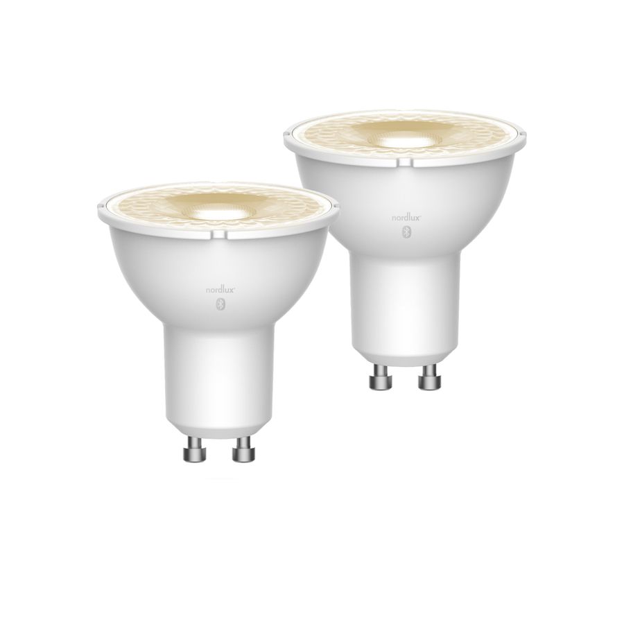 LED-Leuchtmittel Smart x 2, GU10, 380lm, We - 4.5W ,2200-6500K, IP20