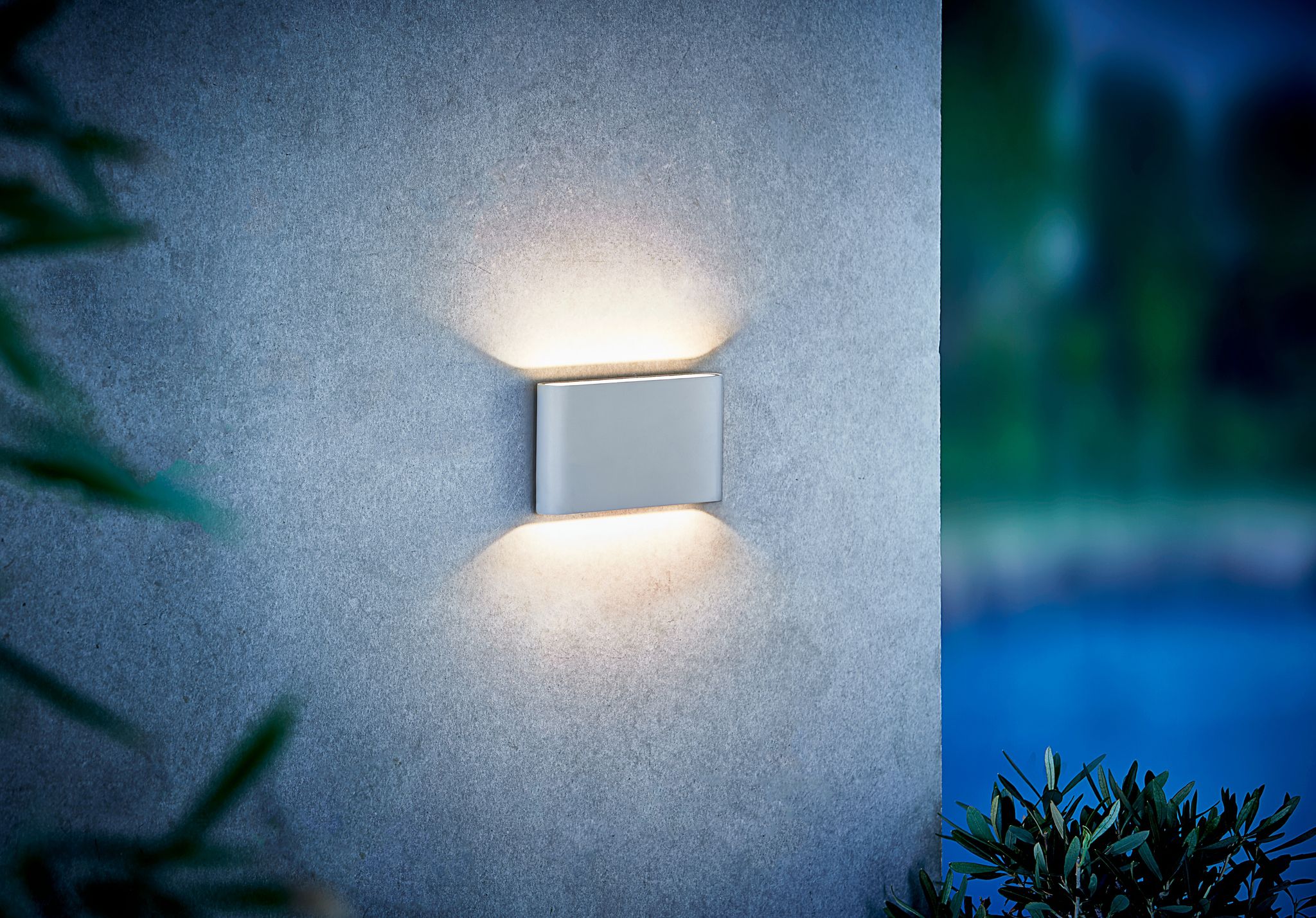 Kinver, Wandleuchte, Weiss - 8.5W LED, 3000K, IP54, 230V