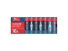 Alkaline Batterien 100er Vorteilspack 10x10 AA, POS-Lösung - LR6/AA Batterien 100er Box Retailverpackung