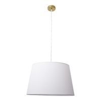 Pendelleuchte Bologna beige messing - E27, IP20