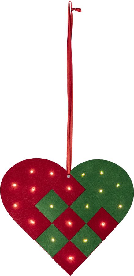 Hängende Decoration MERRY - IP20, Warmweiss,Rot