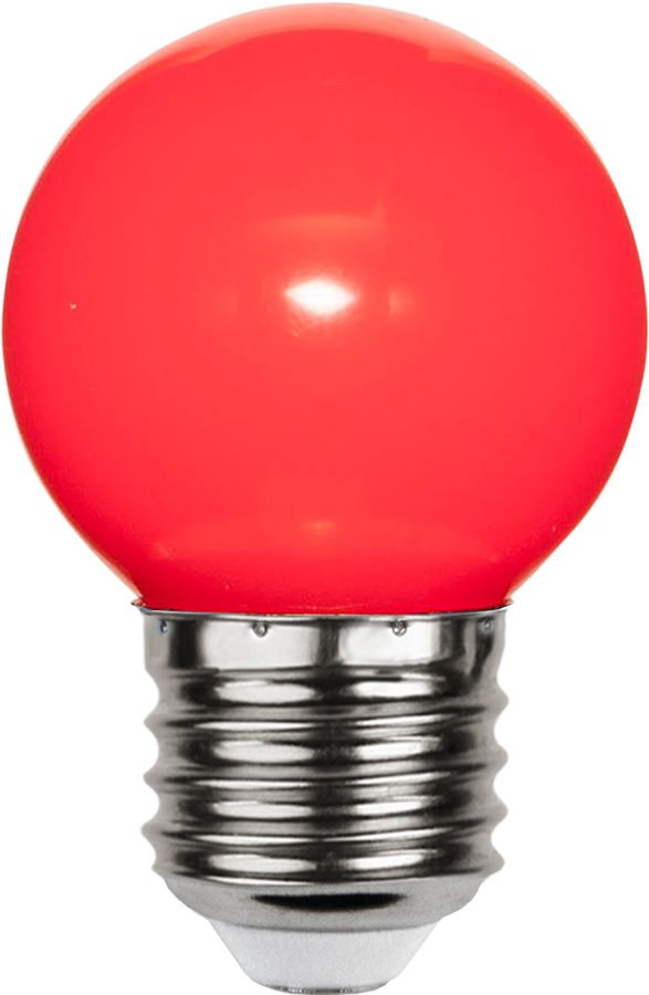 LED Leuchtmittel E27 G45 Outdoor Lighting - E27, Rot, 1W, 220-240VAC