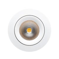 LED Einbauspot-Set ONE 360 (3000K) - 8W, 710lm, 3000K, IP44, CRI 90, 36°, weiss, dimmbar , D=90mm, H=45.4mm, BL=68mm