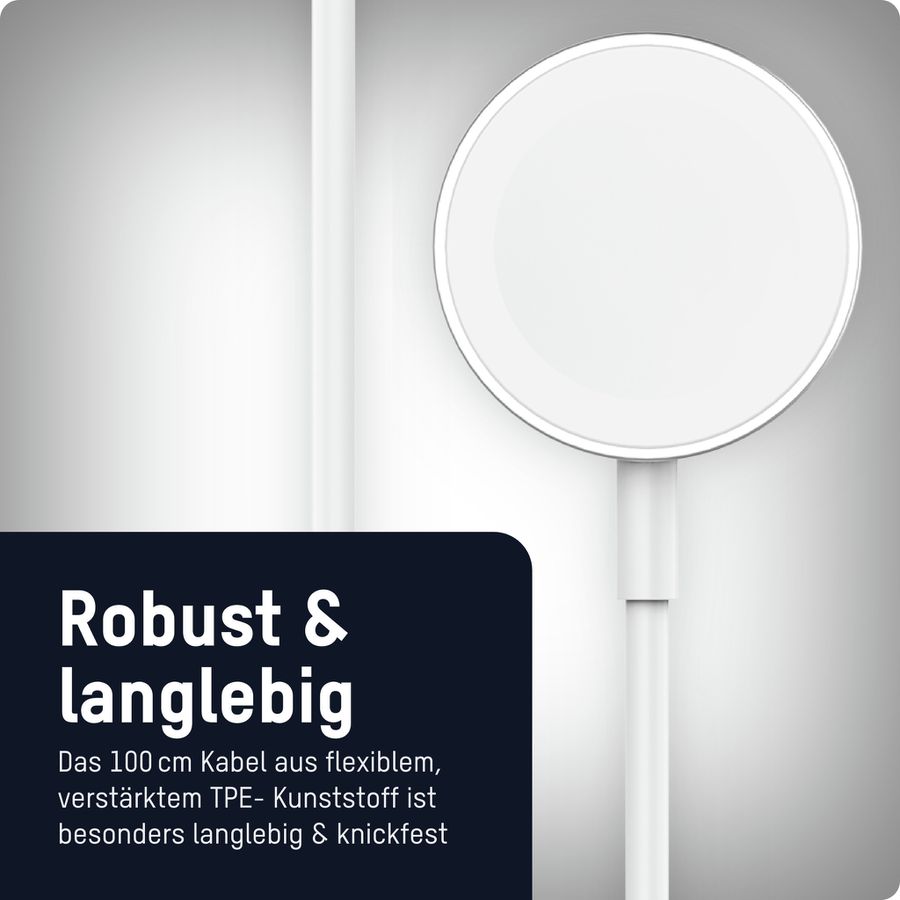 USB-C Ladekabel für Apple Watch , 100cm - USB-C Ladekabel für Apple Watch , 100cm