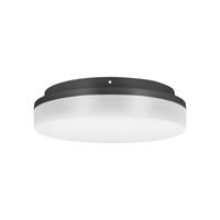 LED Sensor-Anbauleuchte SLICE CIRCLE II Switch - 10/15W, 1000/1500lm ,3000/4000K, IP54, CRI >80, 110°, anthrazit, nicht dimmbar, D=220mm, H=53mm