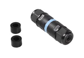 Schnellanschlussklemme - IP68, ohne Schrauben, 3P, Leiterquers. 0.5–2.5mm², KabelØ 5-9mm und 9-12mm, 450V/24A, M20