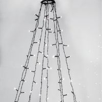 LED crispy white, Lichterkette, 360 LEDs - Grün, 3000K, 200cm