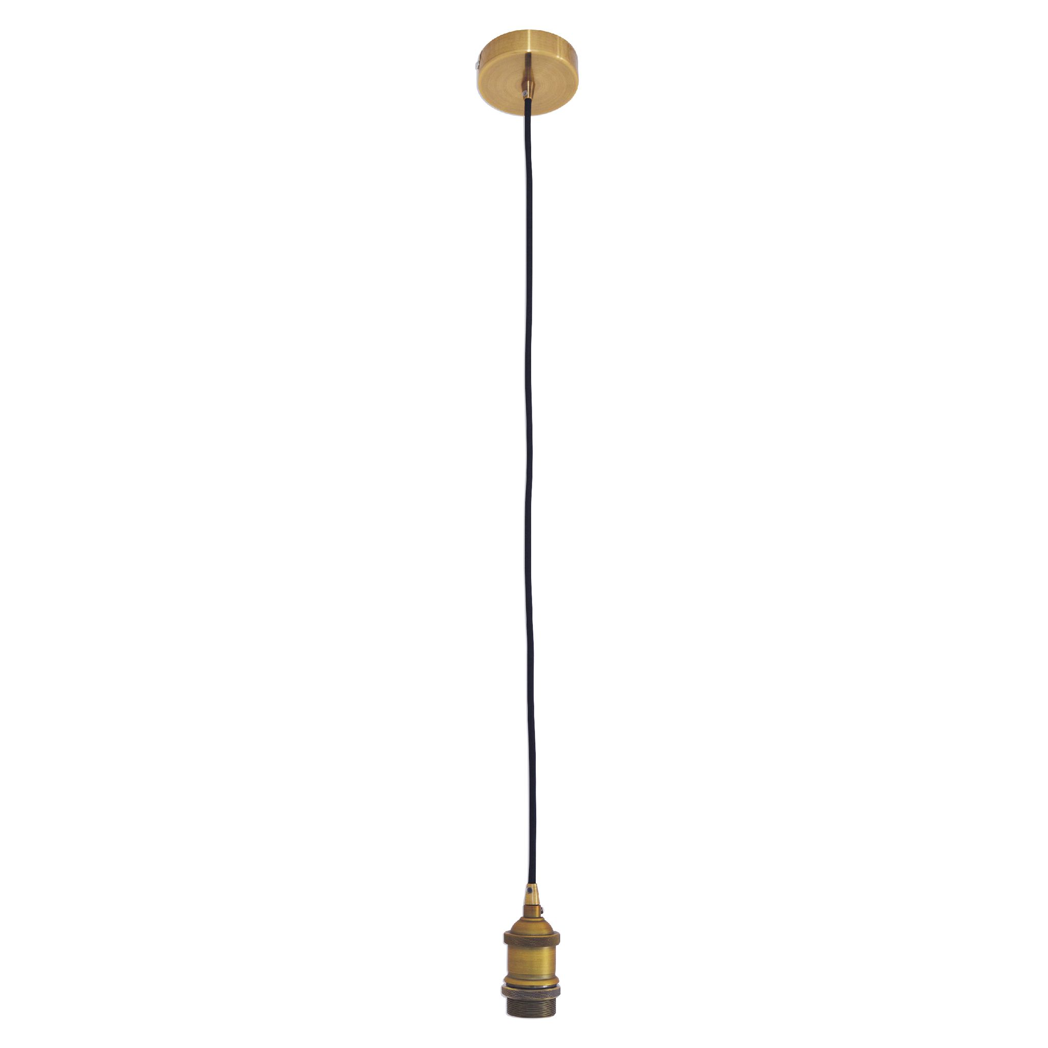 Schraubmantel Pendel 150cm Textil Alfa - E27, 40W, IP20