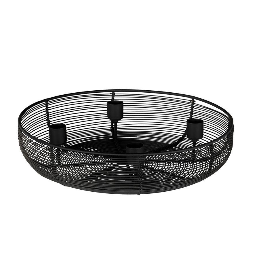 KORB M.KERZENHALTER Ø305X70 SW - KORB M.KERZENHALTER Ø305X70 SW