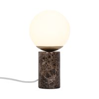 Lilly, Tischleuchte , Marble Braun - E14, IP20, max.25W
