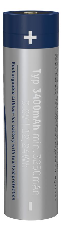 Li-Ion Akku 18650 - Akku Li-Ion, 18650, 3.6V, 3400 mAh