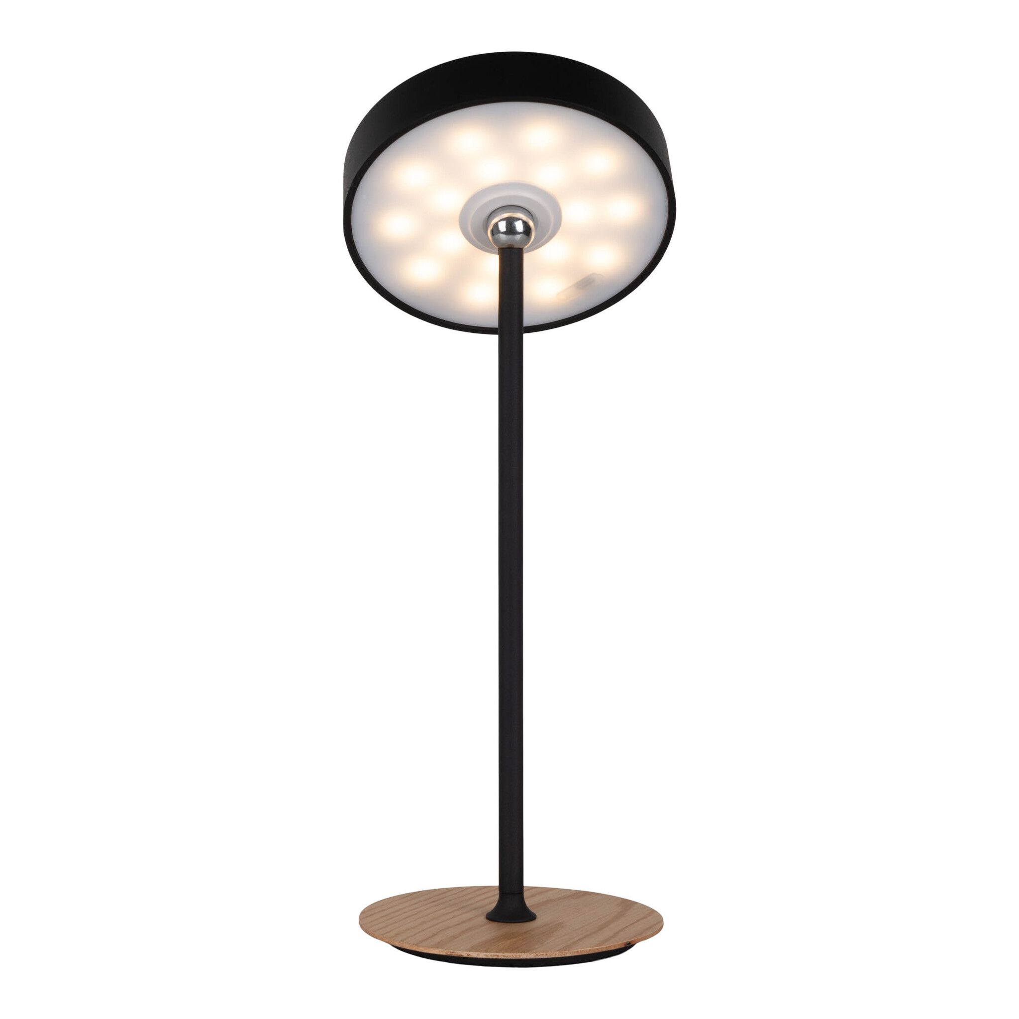 LED-Akku-Tischleuchte ELLI schwarz - LED-Modul, 3W, IP20