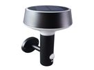 Solarleuchte MINTAKA - 3.7V DC, 5.88W, 600lm, 3000K, CRI 80, 110°, schwarz, L=160mm, B=172, H=205mm
