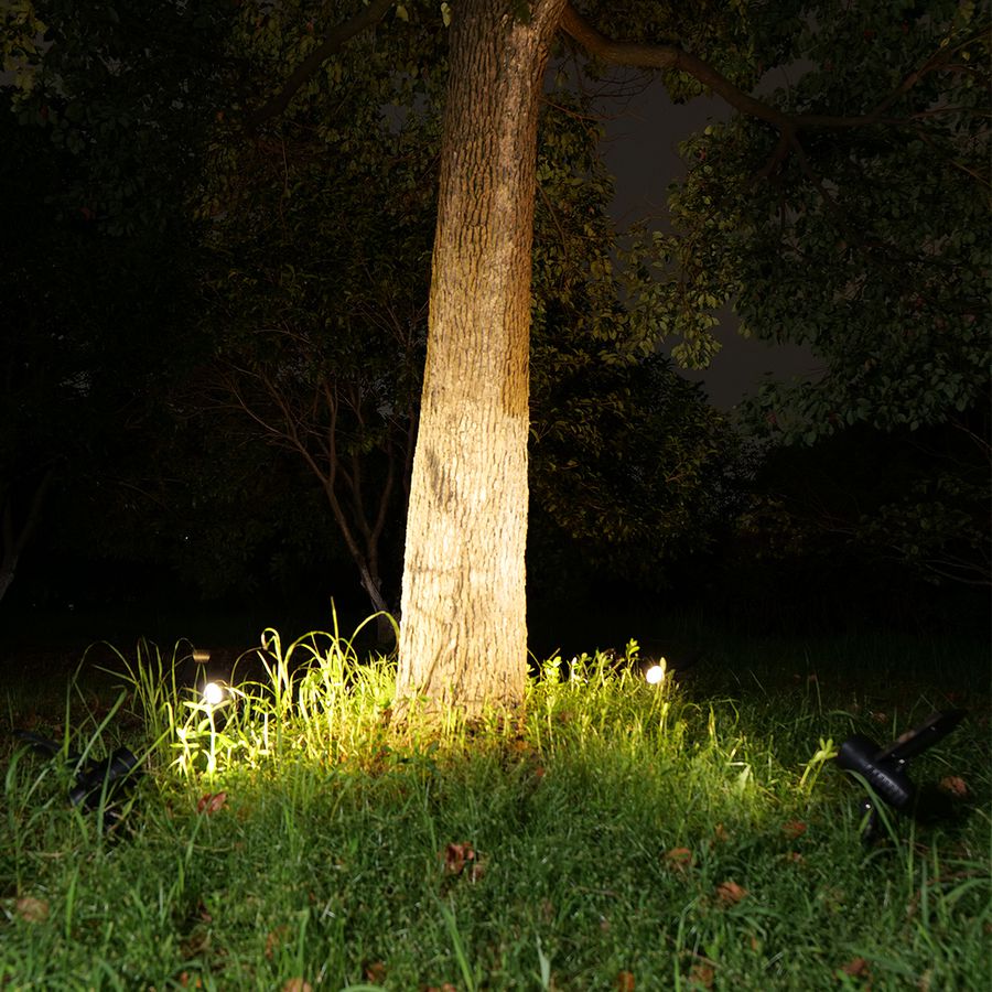 Solar Scheinwerfer Powerspot - Schwarz, Lichtfarbe Warmweiss; 2200mAh