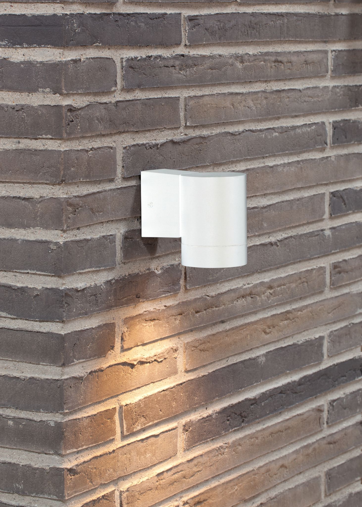 Wandleuchte Tin Maxi - 1xGU10 (exklusiv), max.35W, IP54, weiss, dimmbar (optional Leuchtmittel), D=76mm, H=105mm