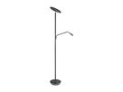LED-CCT Stehleuchte  SAMIRO  inkl. Lesearm H: 180cm schwarz - IP20, LED-Modul, Schwarz