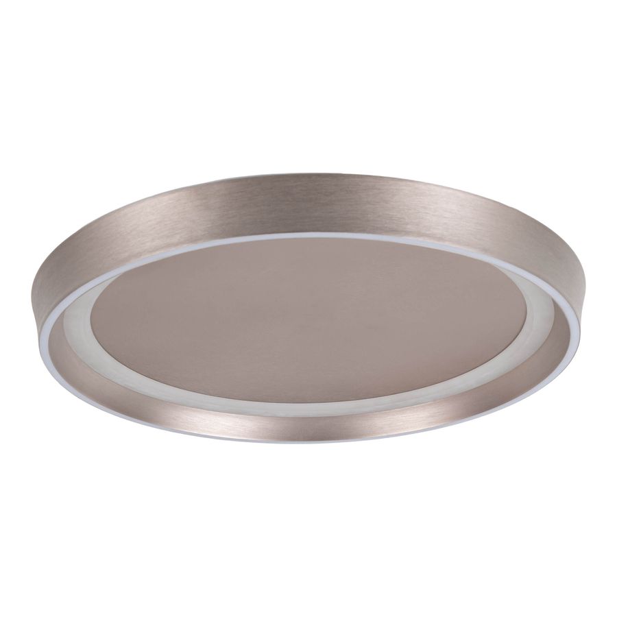 LED-CCT Deckenleuchte  LEVIAN  : 49cm champagne - IP20, LED-Modul, Nickelmatt