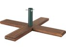 Universeller Standfuss für Weihnachtsbäume - 54cm X 16cm X 54 cm , braun, indoor