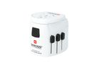 PRO Light USB (4xA) - World - Out: Schuko, UK, USA Typ B, AUS/China, In: CH, IT, Schuko, UK, BRA, USA/Japan, AUS/China